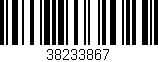 Código de barras (EAN, GTIN, SKU, ISBN): '38233867'