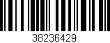 Código de barras (EAN, GTIN, SKU, ISBN): '38236429'