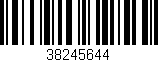 Código de barras (EAN, GTIN, SKU, ISBN): '38245644'
