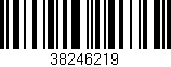 Código de barras (EAN, GTIN, SKU, ISBN): '38246219'