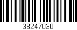 Código de barras (EAN, GTIN, SKU, ISBN): '38247030'