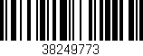 Código de barras (EAN, GTIN, SKU, ISBN): '38249773'