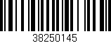 Código de barras (EAN, GTIN, SKU, ISBN): '38250145'