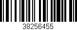 Código de barras (EAN, GTIN, SKU, ISBN): '38256455'