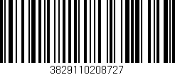 Código de barras (EAN, GTIN, SKU, ISBN): '3829110208727'