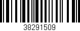 Código de barras (EAN, GTIN, SKU, ISBN): '38291509'