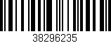 Código de barras (EAN, GTIN, SKU, ISBN): '38296235'