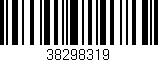 Código de barras (EAN, GTIN, SKU, ISBN): '38298319'