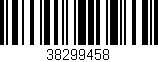 Código de barras (EAN, GTIN, SKU, ISBN): '38299458'