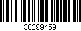 Código de barras (EAN, GTIN, SKU, ISBN): '38299459'
