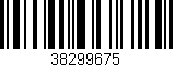 Código de barras (EAN, GTIN, SKU, ISBN): '38299675'