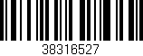 Código de barras (EAN, GTIN, SKU, ISBN): '38316527'