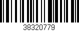Código de barras (EAN, GTIN, SKU, ISBN): '38320779'