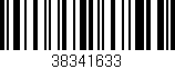 Código de barras (EAN, GTIN, SKU, ISBN): '38341633'