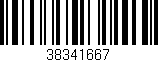 Código de barras (EAN, GTIN, SKU, ISBN): '38341667'