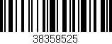 Código de barras (EAN, GTIN, SKU, ISBN): '38359525'
