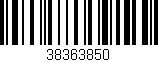 Código de barras (EAN, GTIN, SKU, ISBN): '38363850'