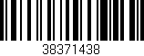Código de barras (EAN, GTIN, SKU, ISBN): '38371438'