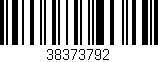 Código de barras (EAN, GTIN, SKU, ISBN): '38373792'