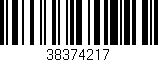 Código de barras (EAN, GTIN, SKU, ISBN): '38374217'
