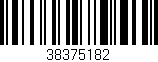 Código de barras (EAN, GTIN, SKU, ISBN): '38375182'