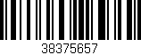 Código de barras (EAN, GTIN, SKU, ISBN): '38375657'