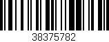 Código de barras (EAN, GTIN, SKU, ISBN): '38375782'