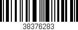 Código de barras (EAN, GTIN, SKU, ISBN): '38376283'
