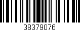 Código de barras (EAN, GTIN, SKU, ISBN): '38379076'