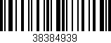 Código de barras (EAN, GTIN, SKU, ISBN): '38384939'