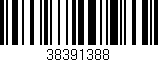 Código de barras (EAN, GTIN, SKU, ISBN): '38391388'