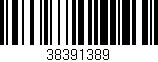 Código de barras (EAN, GTIN, SKU, ISBN): '38391389'