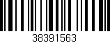 Código de barras (EAN, GTIN, SKU, ISBN): '38391563'
