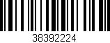 Código de barras (EAN, GTIN, SKU, ISBN): '38392224'