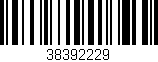 Código de barras (EAN, GTIN, SKU, ISBN): '38392229'