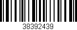 Código de barras (EAN, GTIN, SKU, ISBN): '38392439'