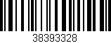 Código de barras (EAN, GTIN, SKU, ISBN): '38393328'