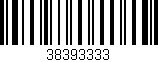 Código de barras (EAN, GTIN, SKU, ISBN): '38393333'
