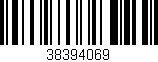 Código de barras (EAN, GTIN, SKU, ISBN): '38394069'