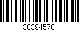 Código de barras (EAN, GTIN, SKU, ISBN): '38394570'