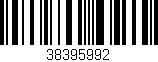 Código de barras (EAN, GTIN, SKU, ISBN): '38395992'