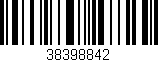 Código de barras (EAN, GTIN, SKU, ISBN): '38398842'
