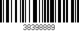 Código de barras (EAN, GTIN, SKU, ISBN): '38398889'