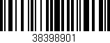 Código de barras (EAN, GTIN, SKU, ISBN): '38398901'