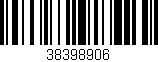 Código de barras (EAN, GTIN, SKU, ISBN): '38398906'