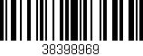Código de barras (EAN, GTIN, SKU, ISBN): '38398969'