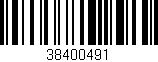 Código de barras (EAN, GTIN, SKU, ISBN): '38400491'