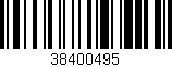 Código de barras (EAN, GTIN, SKU, ISBN): '38400495'