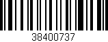 Código de barras (EAN, GTIN, SKU, ISBN): '38400737'