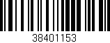Código de barras (EAN, GTIN, SKU, ISBN): '38401153'